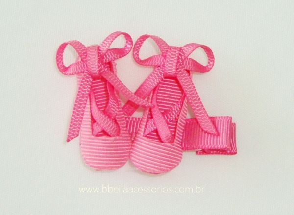 Par de Sapatilha Ballet pink no clip